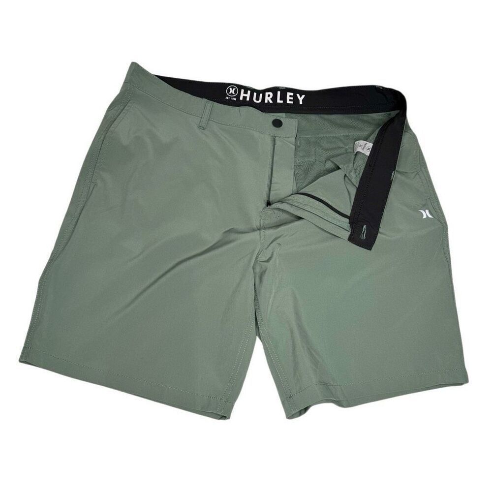 Hurley green hybrid walking shorts size 40 - Picture 5 of 11